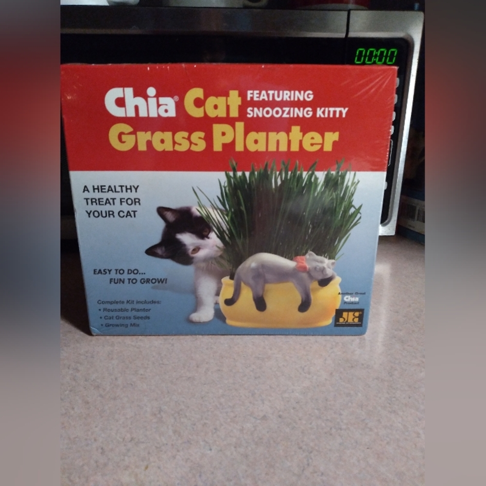 Chia Cat Grass Planter